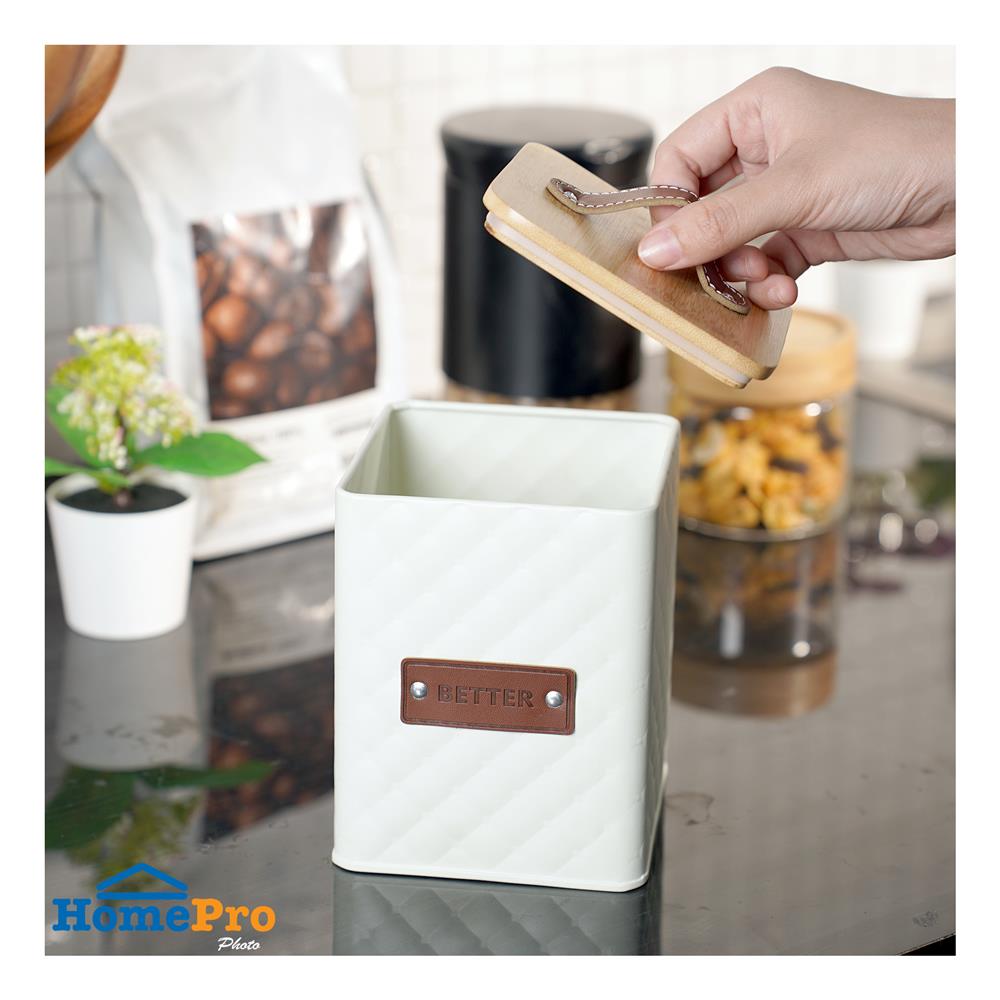 ขวดโหลเหลี่ยมฝาดึง 1.4 ลิตร KECH BETTER CREME