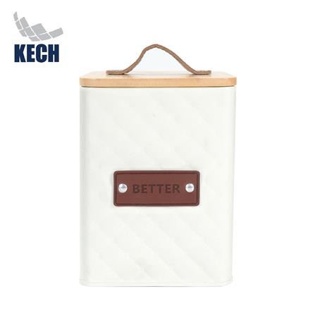 ขวดโหลเหลี่ยมฝาดึง 1.4 ลิตร KECH BETTER CREME_0