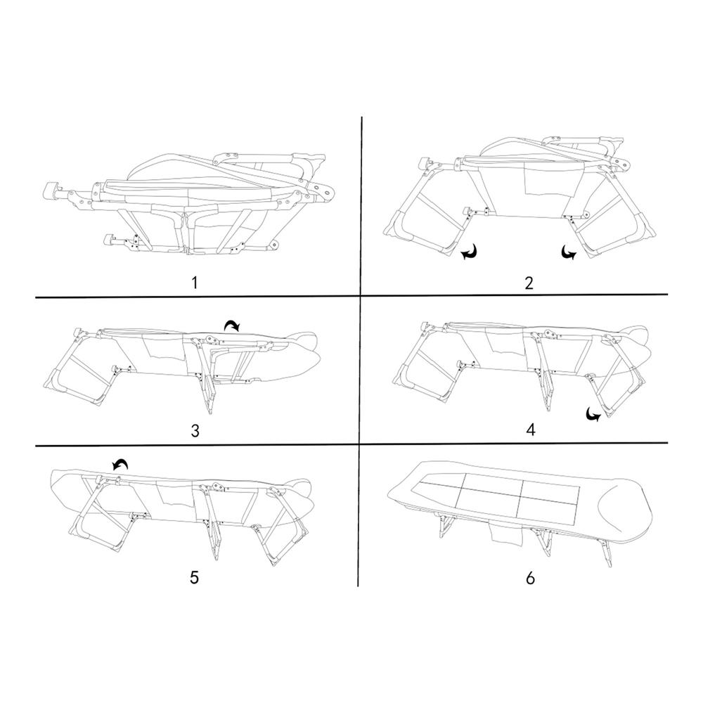 เตียงพับ HOME LIVING STYLE CARRY สี GREY