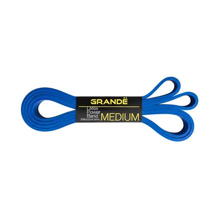 ยางยืดออกกำลังกาย GRANDE แรงต้านปานกลาง สีฟ้า_0