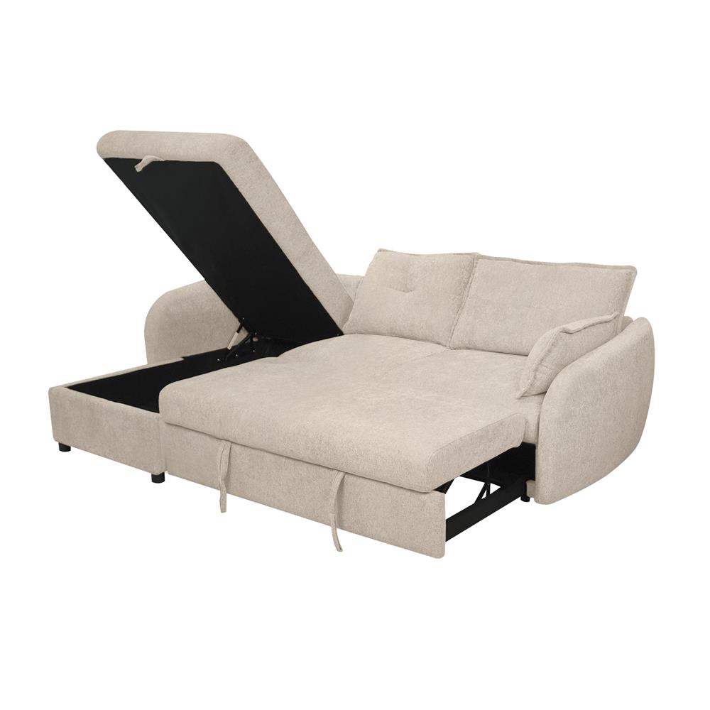 โซฟาเบด 3 ที่นั่ง FURDINI CLOUDIA สีเบจ