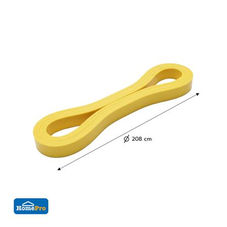 ยางยืดออกกำลังกาย GRANDE แรงต้านเบา สีเหลือง_4