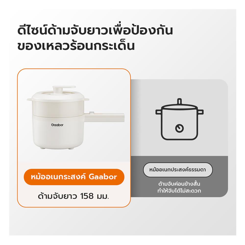 หม้ออเนกประสงค์ GAABOR EC-30M01A 3 ลิตร