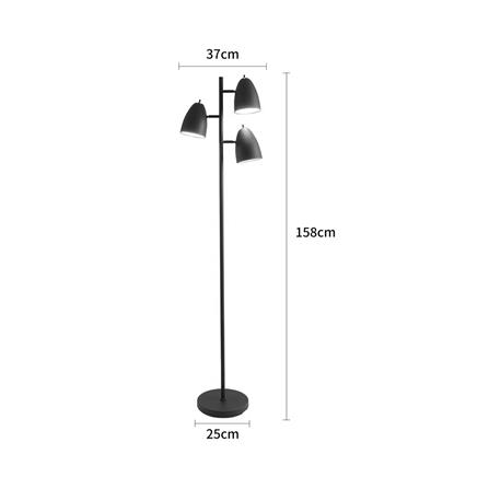 ไฟตั้งพื้น CARINI ML24319 สีดำ 3 หัว_5