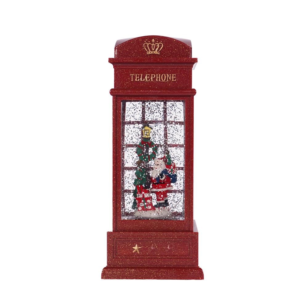 ของตกแต่งกล่องดนตรี HOME LIVING STYLE SANTA POSTBOX 10.5x25 ซม. สีแดง