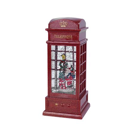 ของตกแต่งกล่องดนตรี HOME LIVING STYLE SANTA POSTBOX 10.5x25 ซม. สีแดง_0