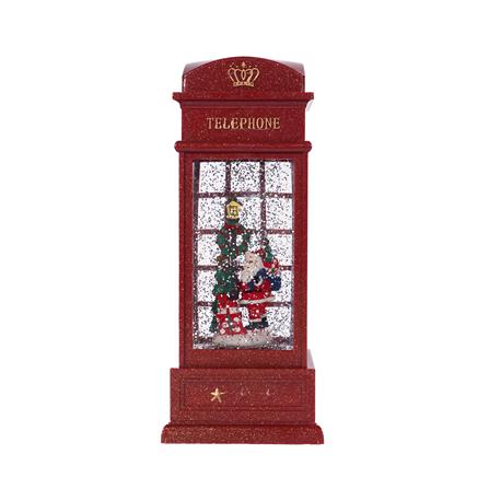 ของตกแต่งกล่องดนตรี HOME LIVING STYLE SANTA POSTBOX 10.5x25 ซม. สีแดง_2