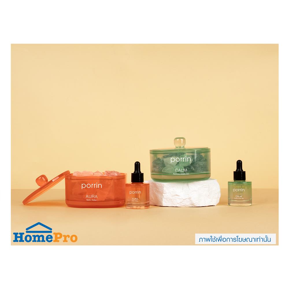 ชุดหินอโรม่าพร้อมน้ำหอม PORRIN AURA 500 กรัม + 30 มล.