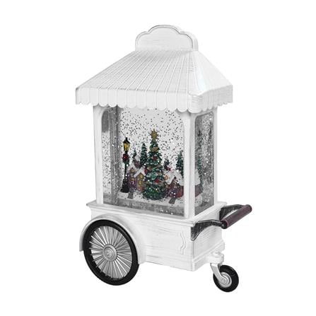 ของตกแต่งกล่องดนตรี CHRISTMAS CAB HOME LIVING STYLE 14x22 ซม. สีขาว_0