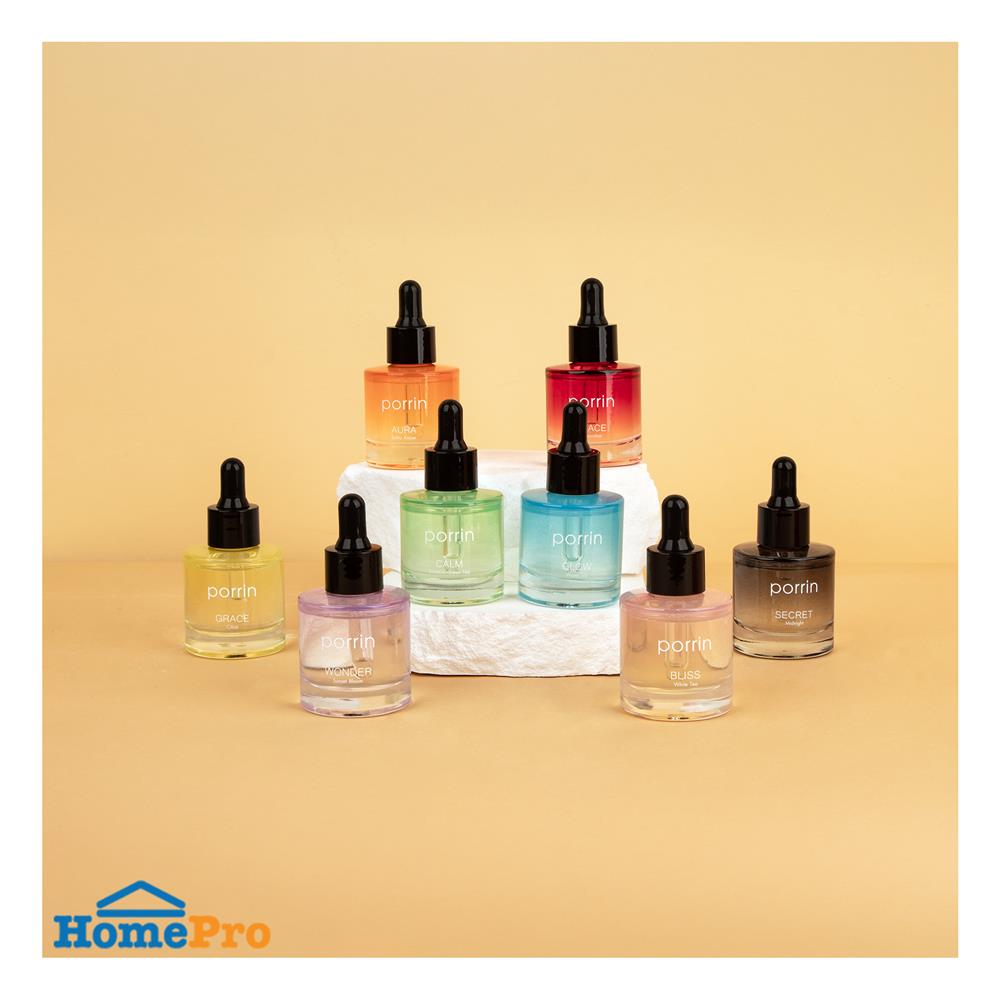 ชุดหินอโรม่าพร้อมน้ำหอม PORRIN GRACE 500 กรัม + 30 มล.