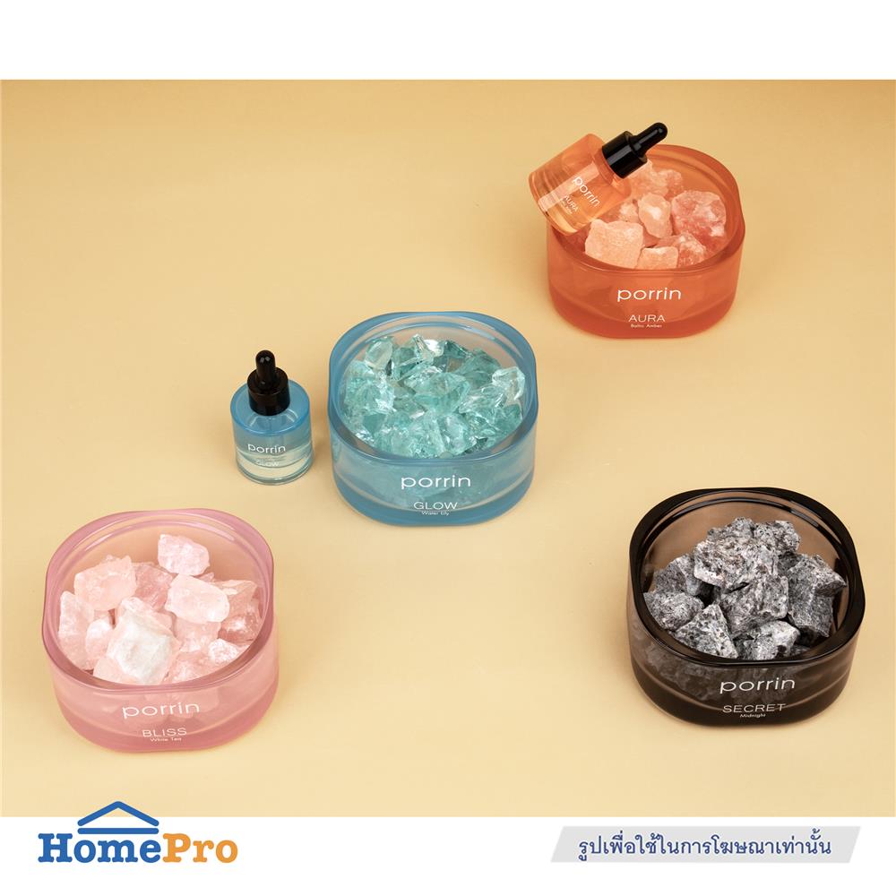 ชุดหินอโรม่าพร้อมน้ำหอม PORRIN BLISS 500 กรัม + 30 มล.
