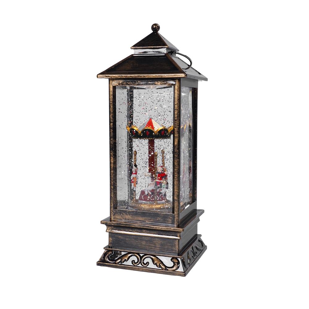 ของตกแต่งกล่องดนตรี HOME LIVING STYLE SNOWMAN 10.5x27 ซม. สีน้ำตาล_0