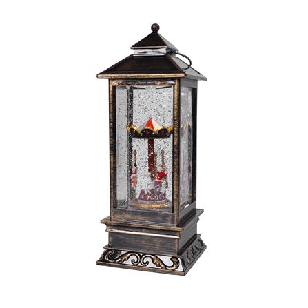 ของตกแต่งกล่องดนตรี HOME LIVING STYLE SNOWMAN 10.5x27 ซม. สีน้ำตาล_1