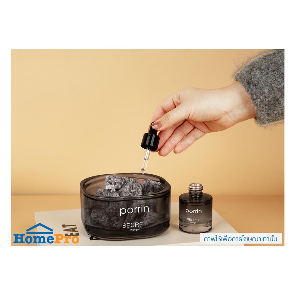 ชุดหินอโรม่าพร้อมน้ำหอม PORRIN SECRET 500 กรัม + 30 มล.