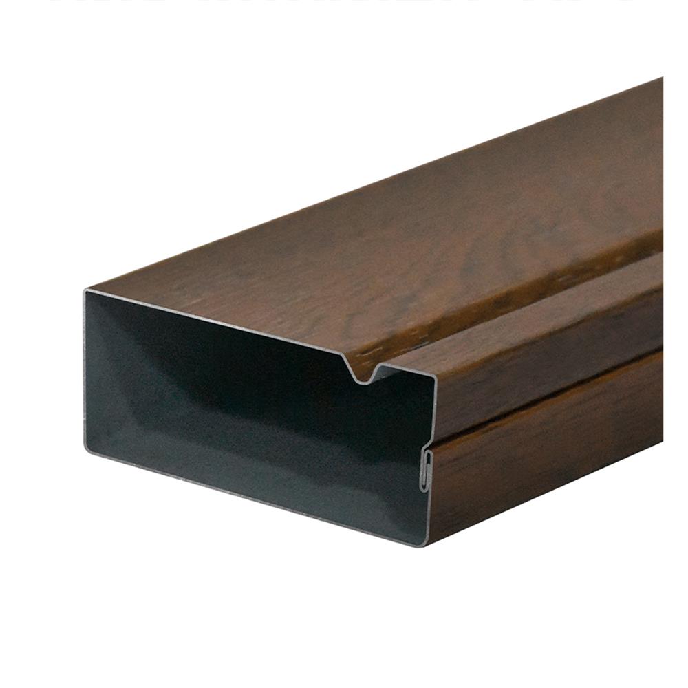 ระแนงเหล็กเคลือบลายไม้ ARON 4 นิ้ว สีวอลนัท