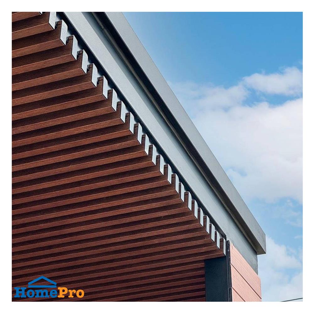 ระแนงเหล็กเคลือบลายไม้ ARON 4 นิ้ว สีวอลนัท