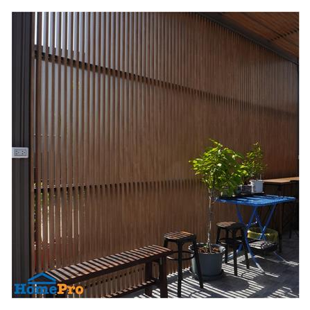 ระแนงเหล็กเคลือบลายไม้ ARON 4 นิ้ว สีวอลนัท_2