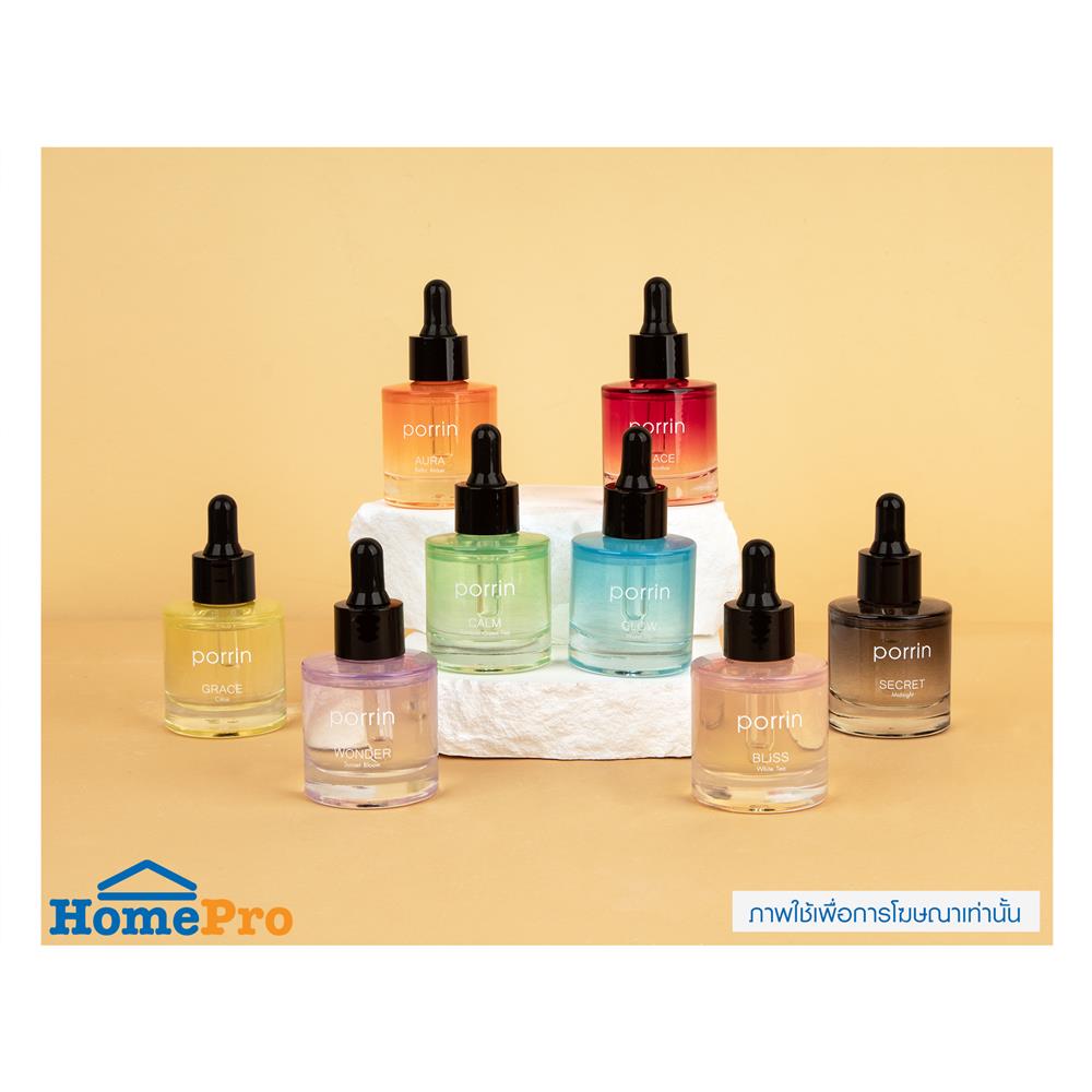 ชุดหินอโรม่าพร้อมน้ำหอม PORRIN PEACE 500 กรัม + 30 มล.