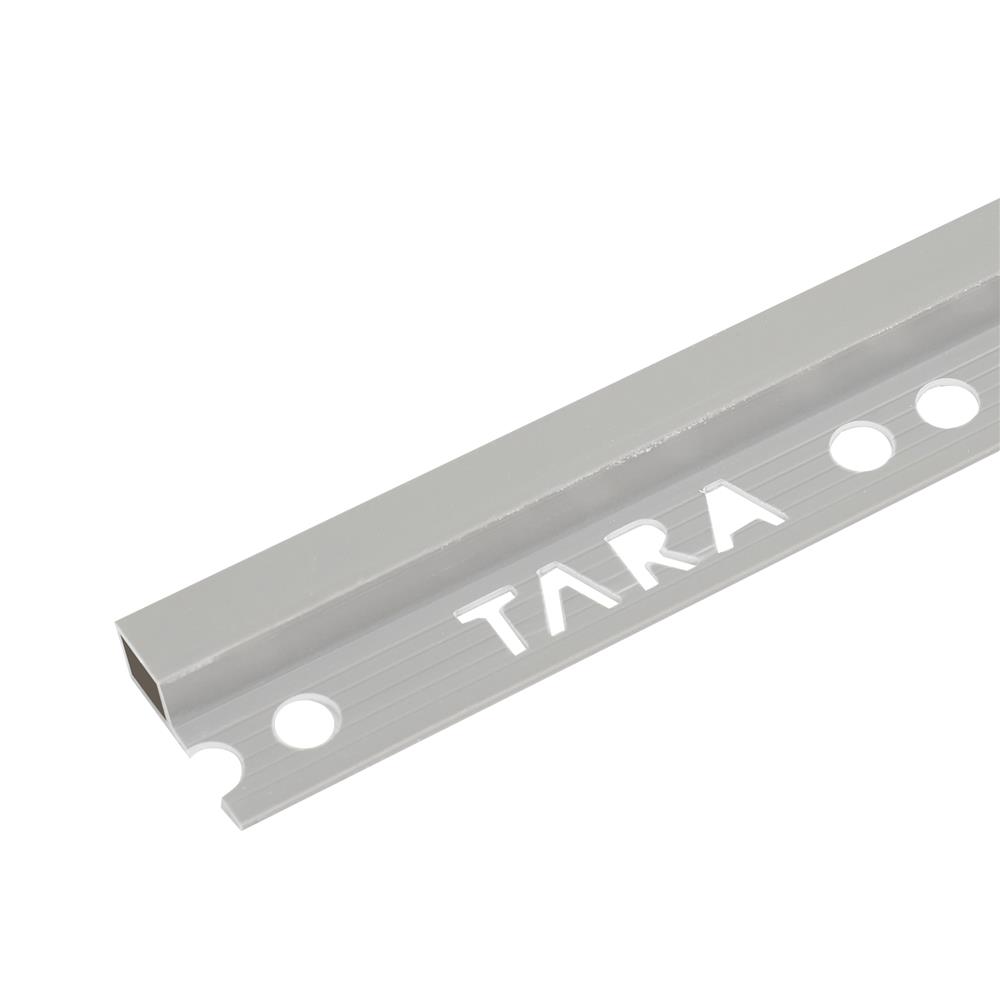 คิ้ว PVC เหลี่ยม TARA 10 มม. 2 ม. สีเทา