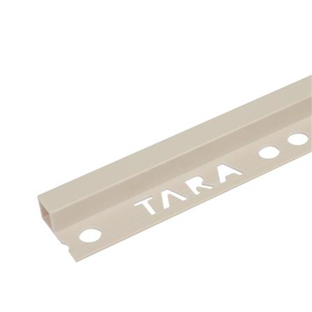 คิ้ว PVC เหลี่ยม TARA 10 มม. 2 ม. สีครีม_0