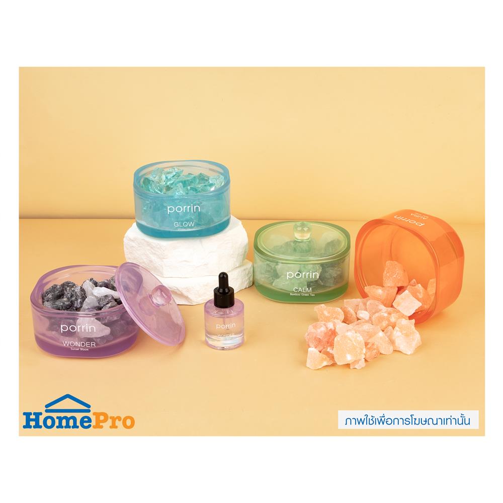 ชุดหินอโรม่าพร้อมน้ำหอม PORRIN WONDER 500 กรัม + 30 มล.