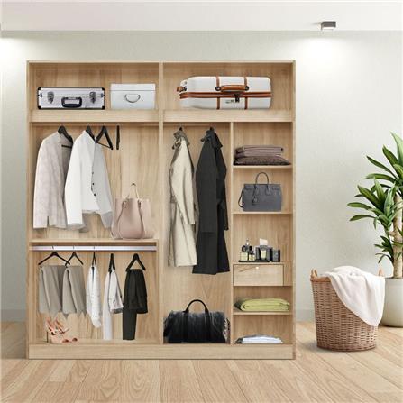 ชุดห้องนอน 5 ฟุต KONCEPT HANNIE 59064054 สีไม้อ่อน_6