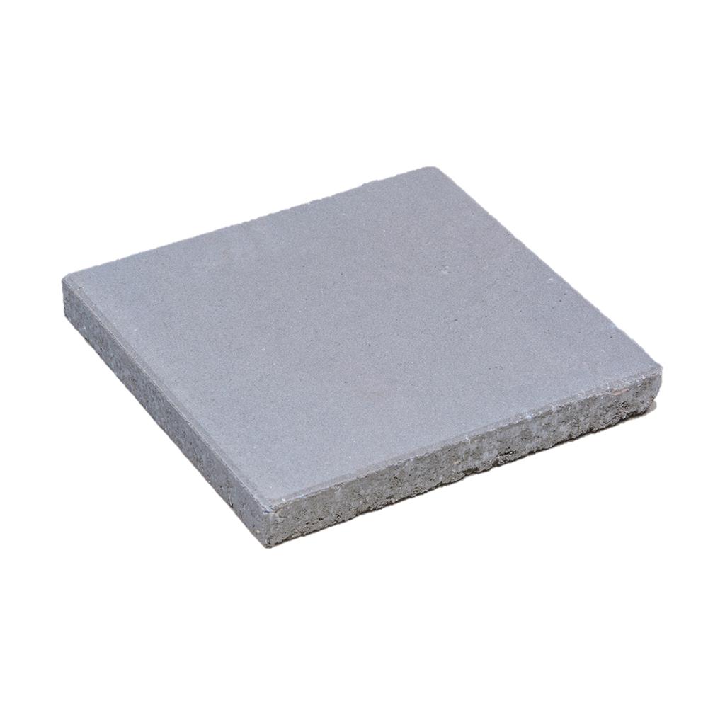 แผ่นทางเท้า แบบเรียบ ONGROUND 30x30x6 ซม. สีเทา