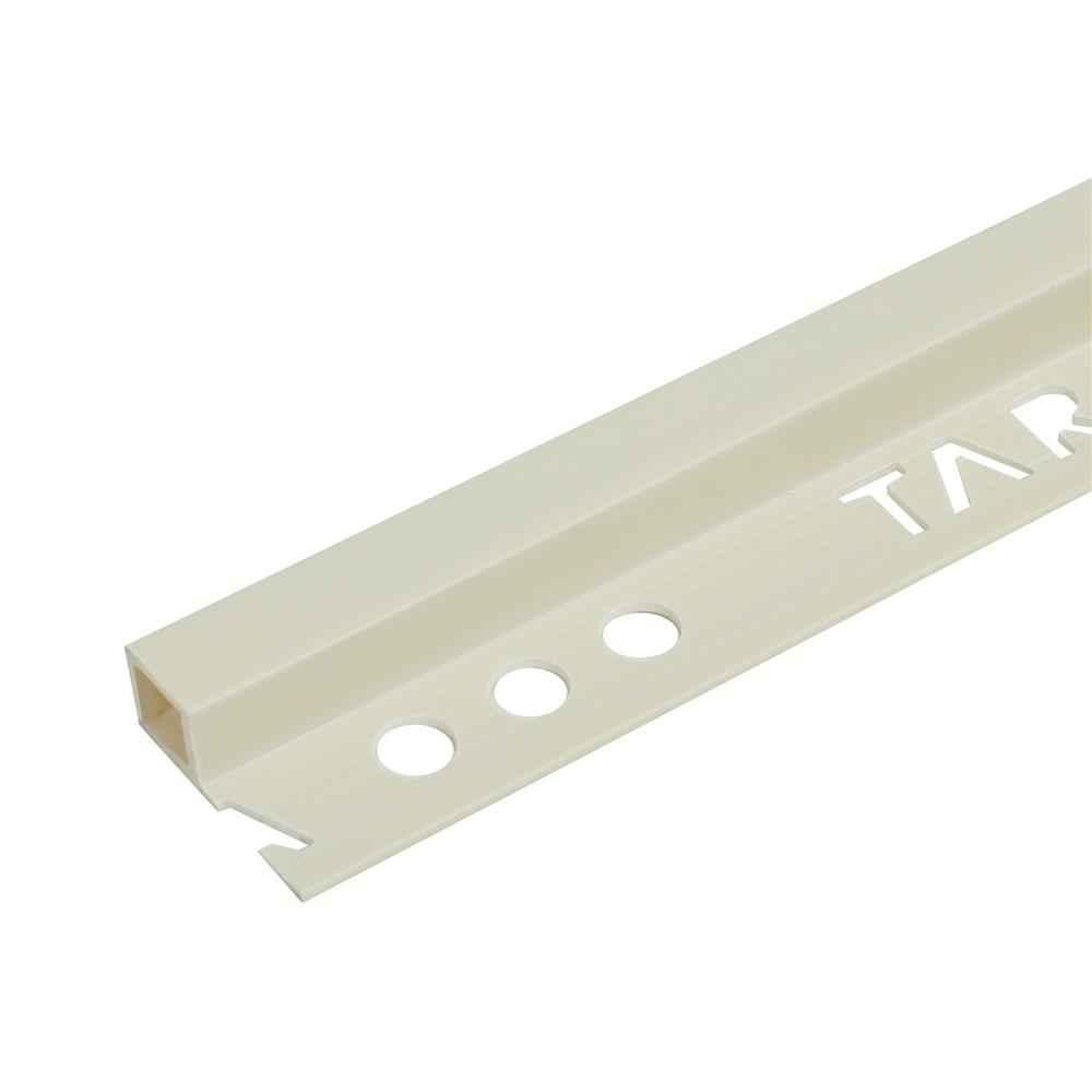 คิ้ว PVC เหลี่ยม TARA 10 มม. 2 ม. สีเบจ