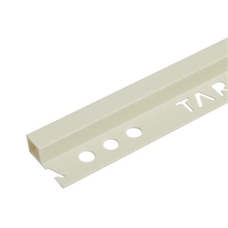 คิ้ว PVC เหลี่ยม TARA 10 มม. 2 ม. สีเบจ_0