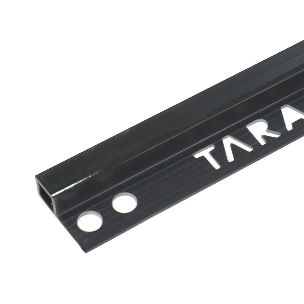 คิ้ว PVC เหลี่ยม TARA 10 มม. 2 ม. สีดำ