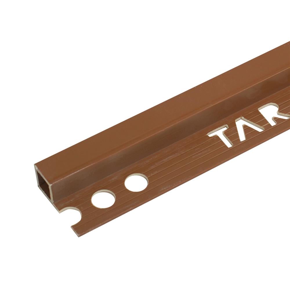 คิ้ว PVC เหลี่ยม TARA 10 มม. 2 ม. สีน้ำตาล