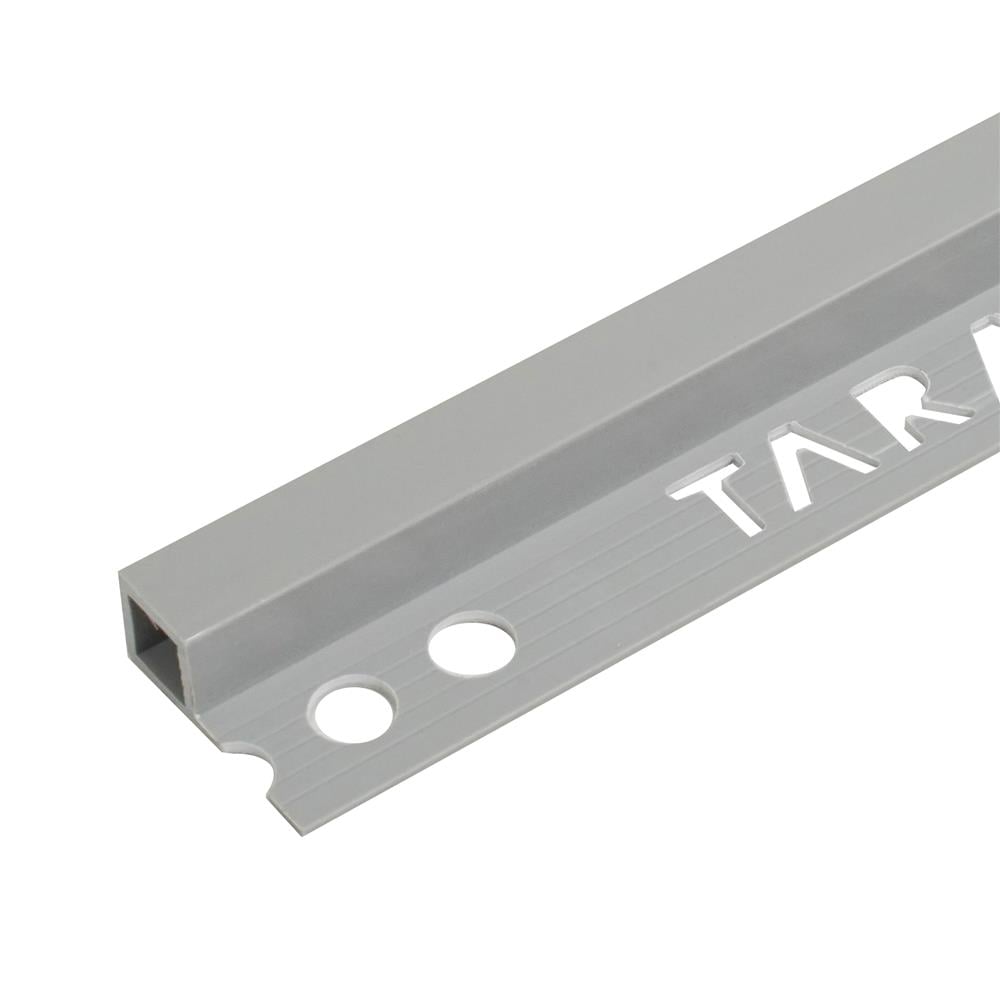 คิ้ว PVC เหลี่ยม TARA 10 มม. 2 ม. สีเทาอ่อน