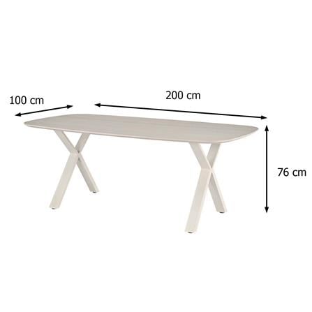 โต๊ะทานข้าว BENETTA CARINO 200 ซม. สีโอ๊ค_2