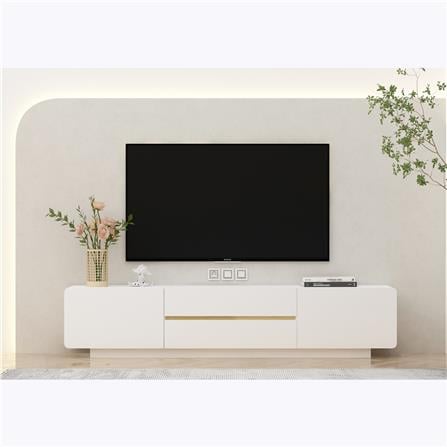 ตู้วางทีวี TOMATO HOME DESIRE 200 ซม. สีขาว_4