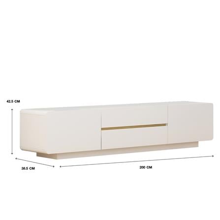 ตู้วางทีวี TOMATO HOME DESIRE 200 ซม. สีขาว_5