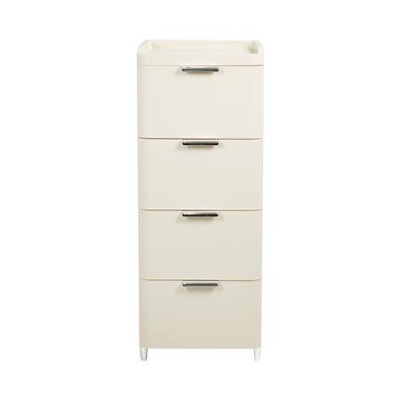 ตู้ลิ้นชัก 4 ชั้น STACKO LINNA 35x41x90 ซม. สีครีม_1