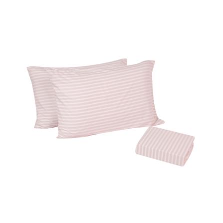 ชุดผ้าปูที่นอน 5 ฟุต (ชุด 3 ชิ้น)  HOME LIVING STYLE LINEA สี PINK_1