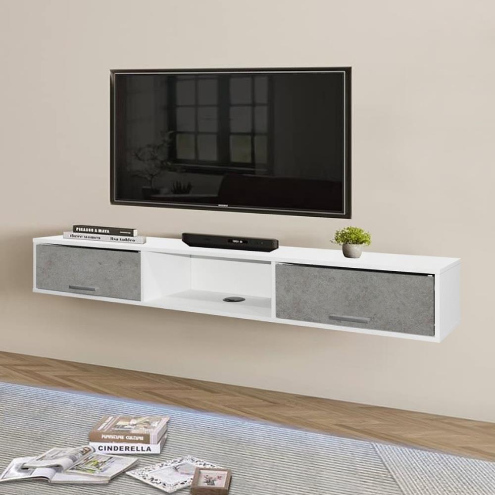 ตู้วางทีวี TOMATO HOME MILAN 180 ซม. สีขาว