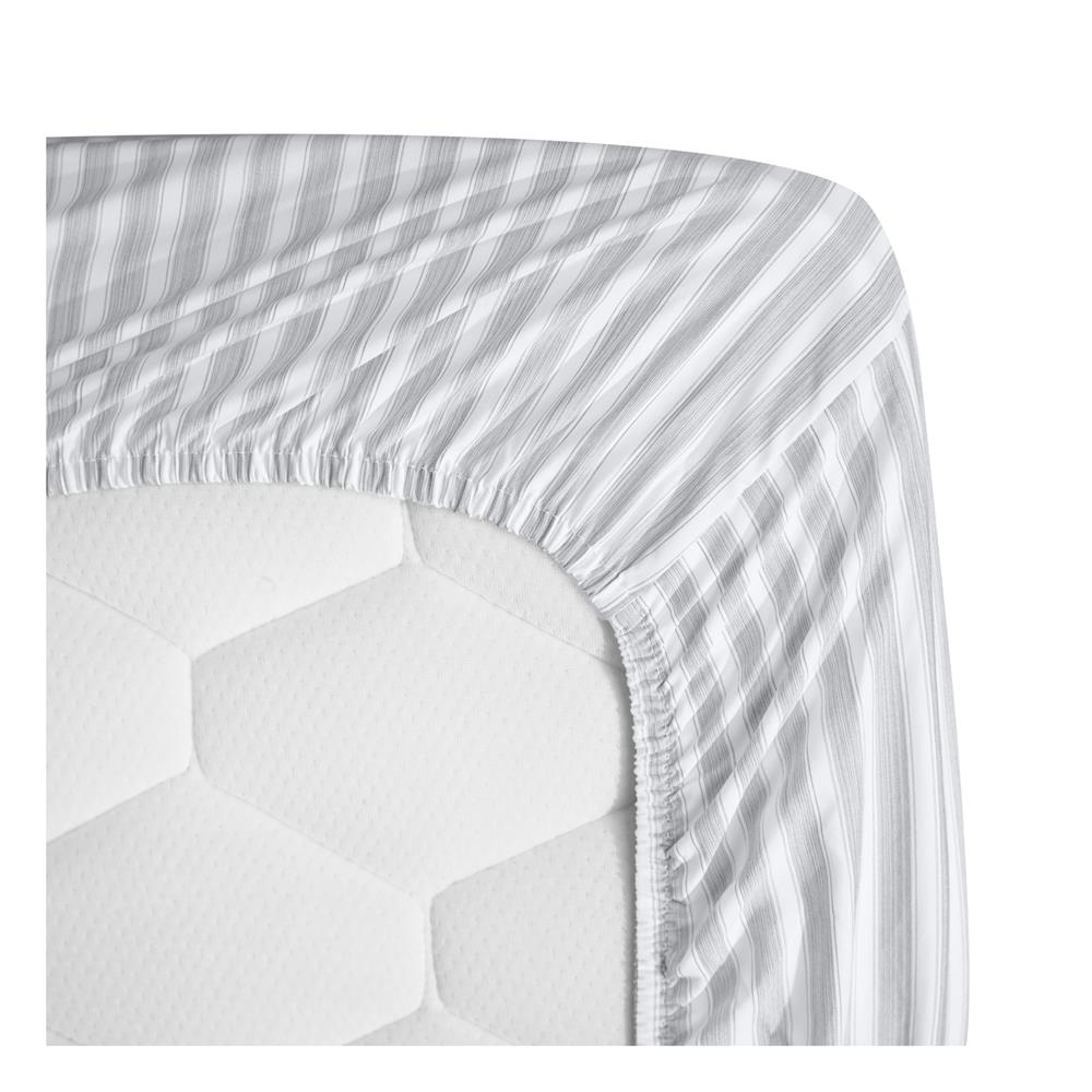 ชุดผ้าปูที่นอน 5 ฟุต (ชุด 3 ชิ้น) HOME LIVING STYLE LINEA สี GREY