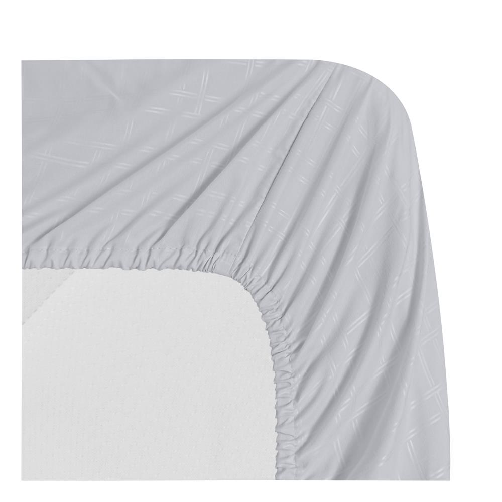 ชุดผ้าปูที่นอน 6 ฟุต (ชุด 3 ชิ้น) HOME LIVING STYLE LUTHER สี GREY