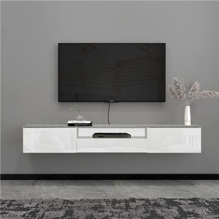 ตู้วางทีวี TOMATO HOME ROME 200 ซม. สีขาว_3
