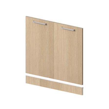 บานคู่โครงตู้ล่าง CABIN JUNO UPVC 90x83.5 ซม. สีบีช_1