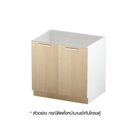 บานคู่โครงตู้ล่าง CABIN JUNO UPVC 90x83.5 ซม. สีบีช_2