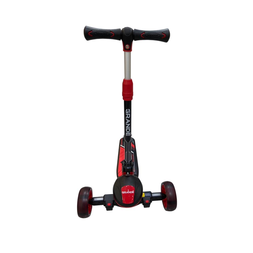สกู๊ตเตอร์เด็ก GRANDE F3 สีดำ/แดง