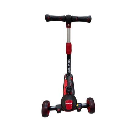 สกู๊ตเตอร์เด็ก GRANDE F3 สีดำ/แดง_3