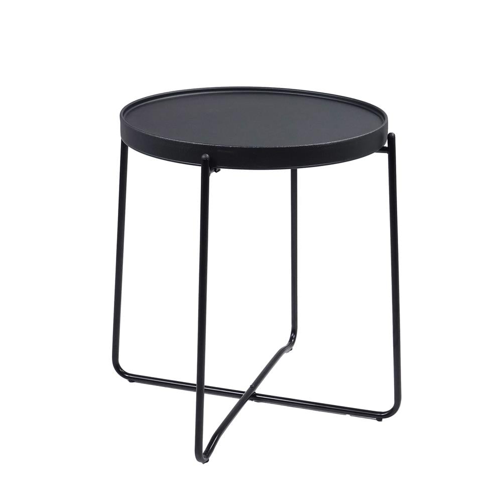 โต๊ะข้าง FURDINI FLINT สีดำ