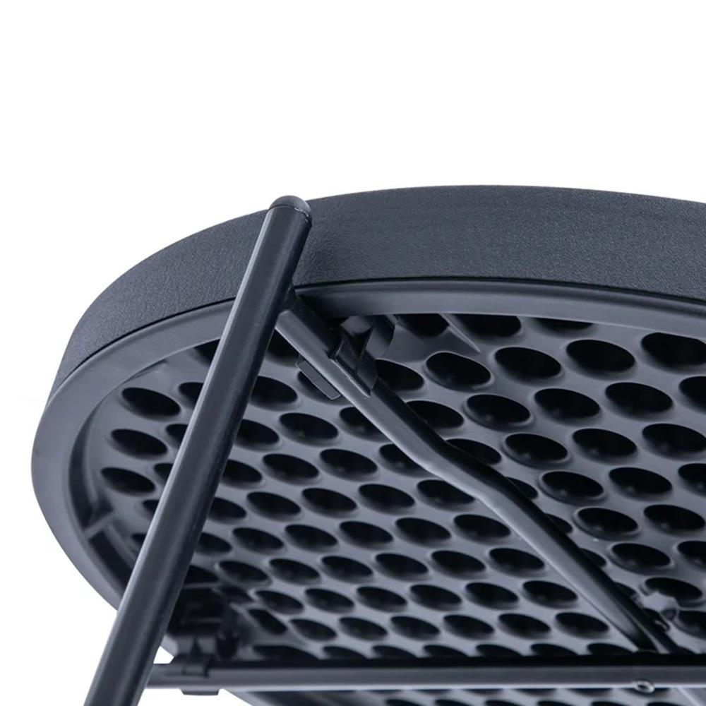 โต๊ะข้าง FURDINI FLINT สีดำ