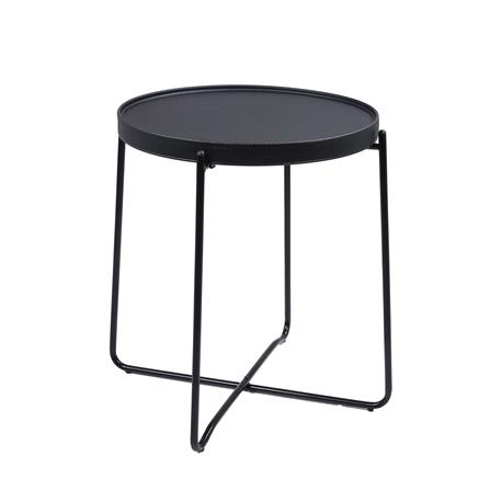 โต๊ะข้าง FURDINI FLINT สีดำ_0