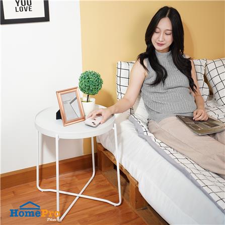 โต๊ะข้าง FURDINI FLINT สีขาว_6