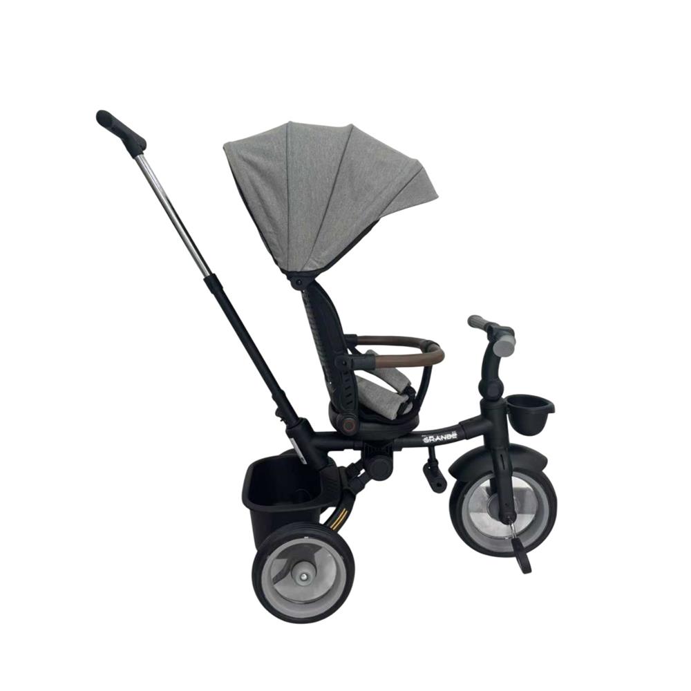 รถเข็นเด็กสามล้อ GRANDE G1 สีดำ/เทา